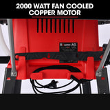 NNEMB 2000W 255mm 10' Compound Table Saw, with Stand, Expandable Worktop, Vacuum Port, 45 Degree Bevel, +/- 45 Degree Mitre, Anti-tip