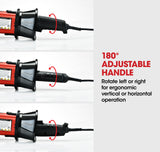 NNEMB 125mm Wall Chaser, Wet Cutting System, 4 Diamond Blades
