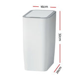 NNEDSZ 9L Motion Sensor Bin Rubbish Automatic White