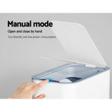 NNEDSZ 9L Motion Sensor Bin Rubbish Automatic White