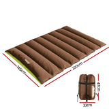 NNEDSZ Sleeping Bag Double Bags Thermal Camping Hiking Tent Brown -5°C