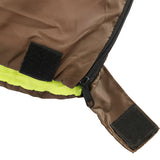 NNEDSZ Sleeping Bag Double Bags Thermal Camping Hiking Tent Brown -5°C