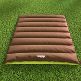 NNEDSZ Sleeping Bag Double Bags Thermal Camping Hiking Tent Brown -5°C