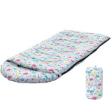 NNEDSZ Sleeping Bag Kids Single Bags 180cm Thermal Camping Hiking White
