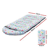 NNEDSZ Sleeping Bag Kids Single Bags 180cm Thermal Camping Hiking White