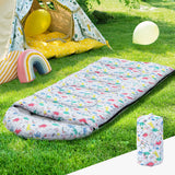 NNEDSZ Sleeping Bag Kids Single Bags 180cm Thermal Camping Hiking White