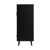 NNEED Sideboard with Pull Up Drawers and Glass Doors