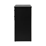 NNEED Buffet Sideboard Kitchen Hallway Drawers Table Black