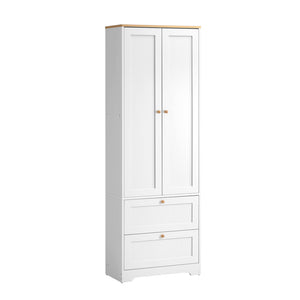 NNEED Sideboard with Display Shelf and Drawer White