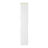 NNEED Sideboard with Display Shelf and Drawer White