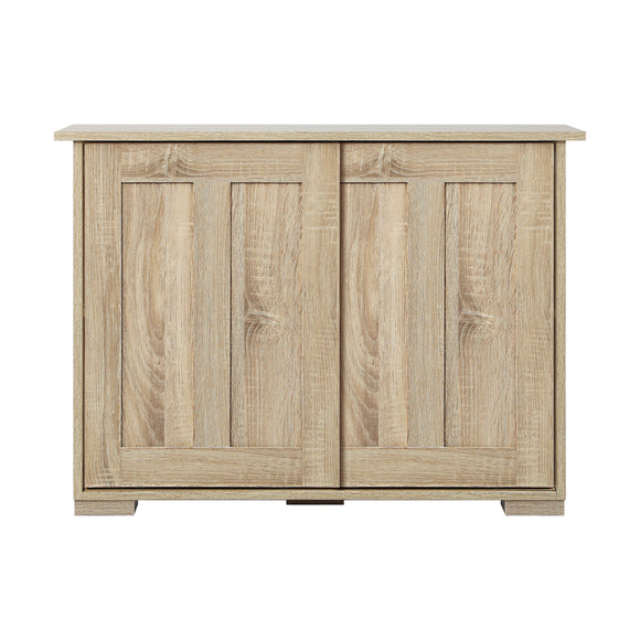 NNEED Sideboard with Sliding Doors Wooden