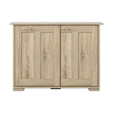 NNEED Sideboard with Sliding Doors Wooden