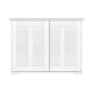 NNEED Sideboard with Sliding Doors White