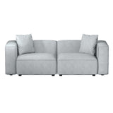NNEDSZ Artiss Modular Sofa Chaise Set 2-Seater Grey