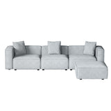 NNEDSZ Artiss Modular Sofa Chaise Set 4-Seater Grey