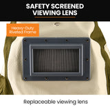 NNEMB Sandblasting Safety Hood, Built-in Hard Hat, Abrasive Sand Blasting PPE Equipment