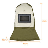 NNEMB Sandblasting Safety Hood, Built-in Hard Hat, Abrasive Sand Blasting PPE Equipment