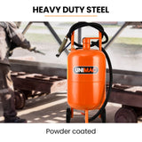 NNEMB 38L Sandblasting Tank, Pressurised Design with Sandblast Gun Set with Hose