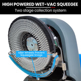 NNEMB AUCH FSH14 Floor Scrubber & Dryer, 360mm, Battery Powered, Walk Behind, Multi-purpose Commercial Grade Machine