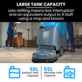 NNEMB Auch FSH18 Floor Scrubber & Dryer, 490mm, Battery Powered, Walk Behind, Multi-purpose Commercial Grade Machine