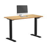 NNEED 120CM Electric Standing Desk Single Motor Black&Oak