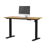 NNEED 120CM Electric Standing Desk Single Motor Black&Oak