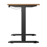 NNEED 120CM Electric Standing Desk Single Motor Black&Oak