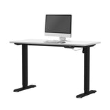 NNEED 120CM Electric Standing Desk Single Motor Black&White