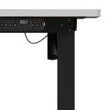 NNEED 120CM Electric Standing Desk Single Motor Black&White