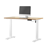 NNEED 120CM Electric Standing Desk Single Motor White&Oak