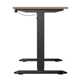 NNEED Electric Standing Desk Single Motor Black&Grey-Oak 140CM