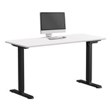 NNEED Electric Standing Desk Single Motor Black&White 140CM
