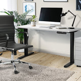NNEED Electric Standing Desk Single Motor Black&White 140CM
