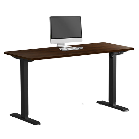 NNEED Electric Standing Desk Single Motor Black&Walnut 140CM