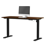 NNEED Electric Standing Desk Single Motor Black&Walnut 140CM