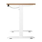 NNEED Electric Standing Desk Single Motor White&Oak 140CM