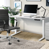 NNEED Electric Standing Desk Single Motor White 140CM