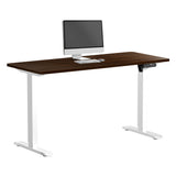 NNEED Electric Standing Desk Single Motor White&Walnut 140CM