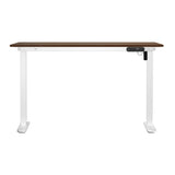 NNEED Electric Standing Desk Single Motor White&Walnut 140CM