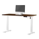 NNEED Electric Standing Desk Single Motor White&Walnut 140CM