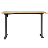NNEED L-shape Electric Standing Desk Single Motor 145CM Black&Oak