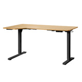 NNEED L-shape Electric Standing Desk Single Motor 145CM Black&Oak