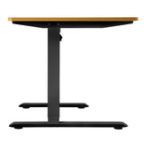 NNEED L-shape Electric Standing Desk Single Motor 145CM Black&Oak