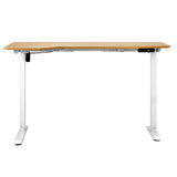 NNEED L-shape Electric Standing Desk Single Motor 145CM White&Oak