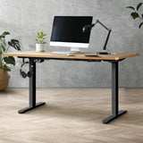 NNEED Standing Desk Adjustable Motorised 120cm Black&Oak