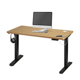 NNEED Standing Desk Adjustable Motorised 120cm Black&Oak