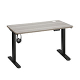 NNEED 140cm Electric Standing Desk Single Motor Black&Grey-Oak