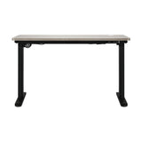 NNEED 140cm Electric Standing Desk Single Motor Black&Grey-Oak