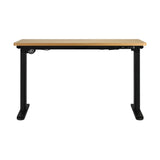 NNEED Sit Stand Desk Motorised Adjustable 160cm Black&Oak