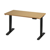 NNEED Sit Stand Desk Motorised Adjustable 160cm Black&Oak